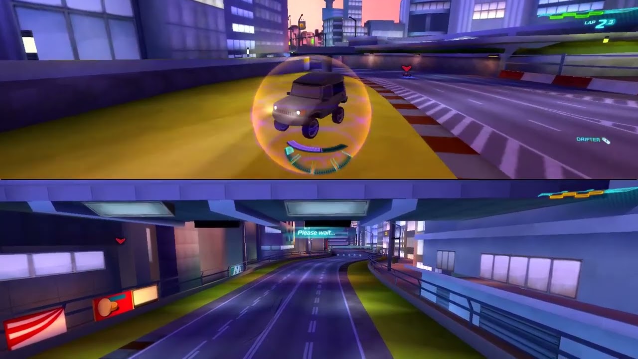 Cars 2 The Video Game Vista Run Survival as Miles Axelrod & Bobby Swift