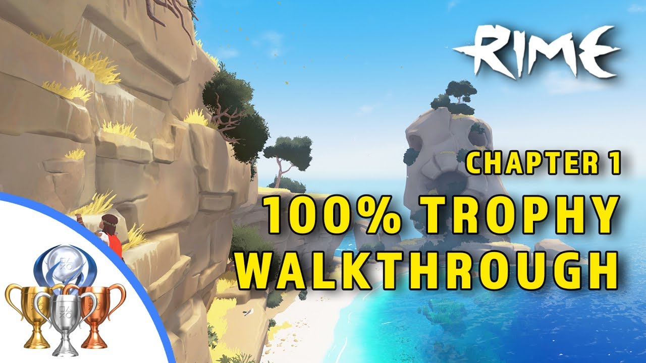 RiME 100% Trophy Walkthrough (Chapter 1 - Denial) Collectibles - Outfits, Emblems, Toys, Statues....