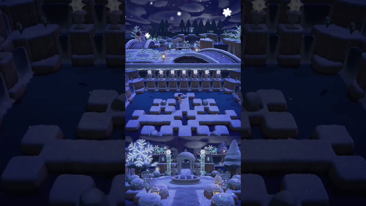 Winter Frozen Icy Island Tour | Animal Crossing New Horizons 2023