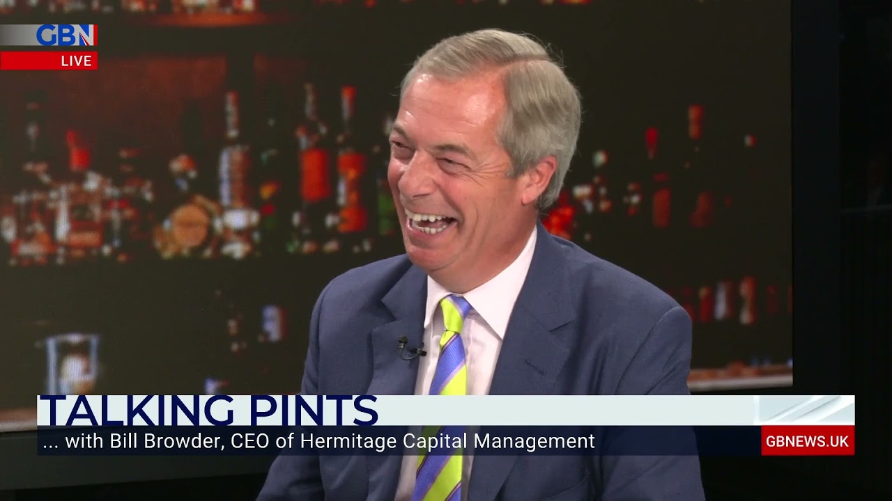 Talking pints with financier Bill Browder