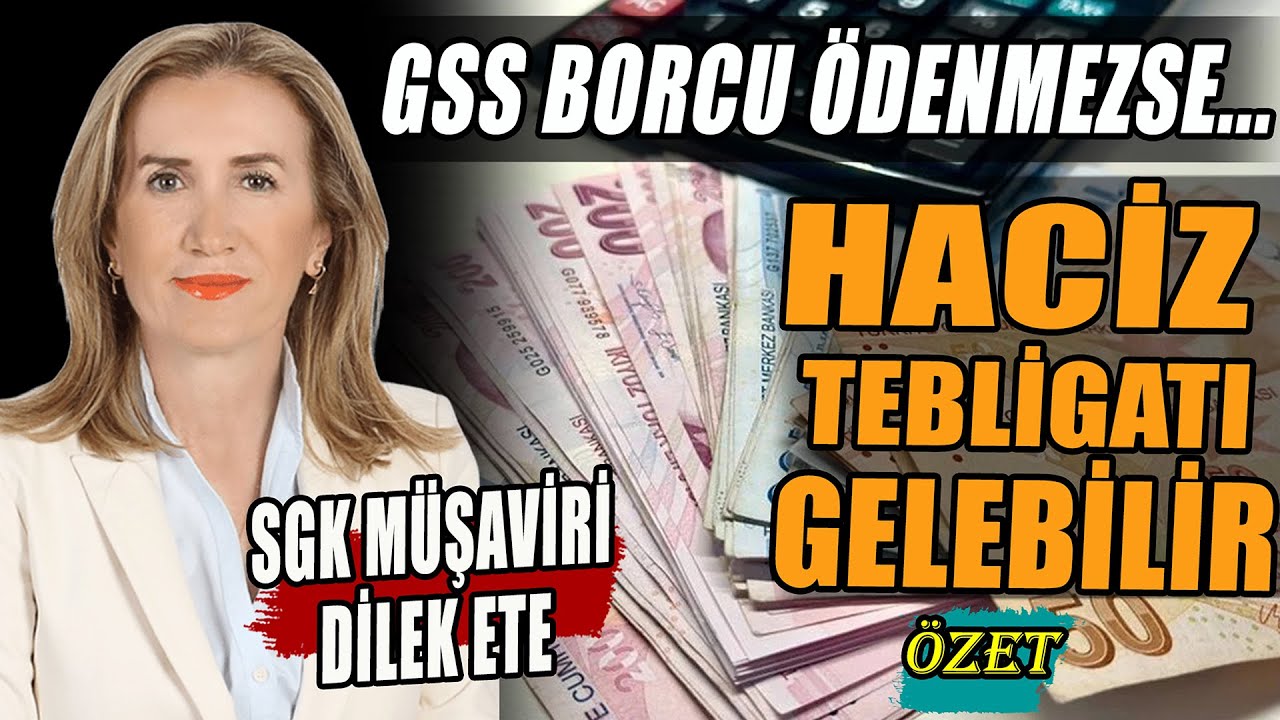 GSS Borcu Nedir? Ödenmezse Ne Olur? SGK Müşaviri Dilek Ete Anlattı