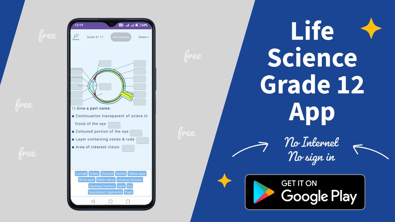 Life Science Grade 12 App | No internet required | No sign in
