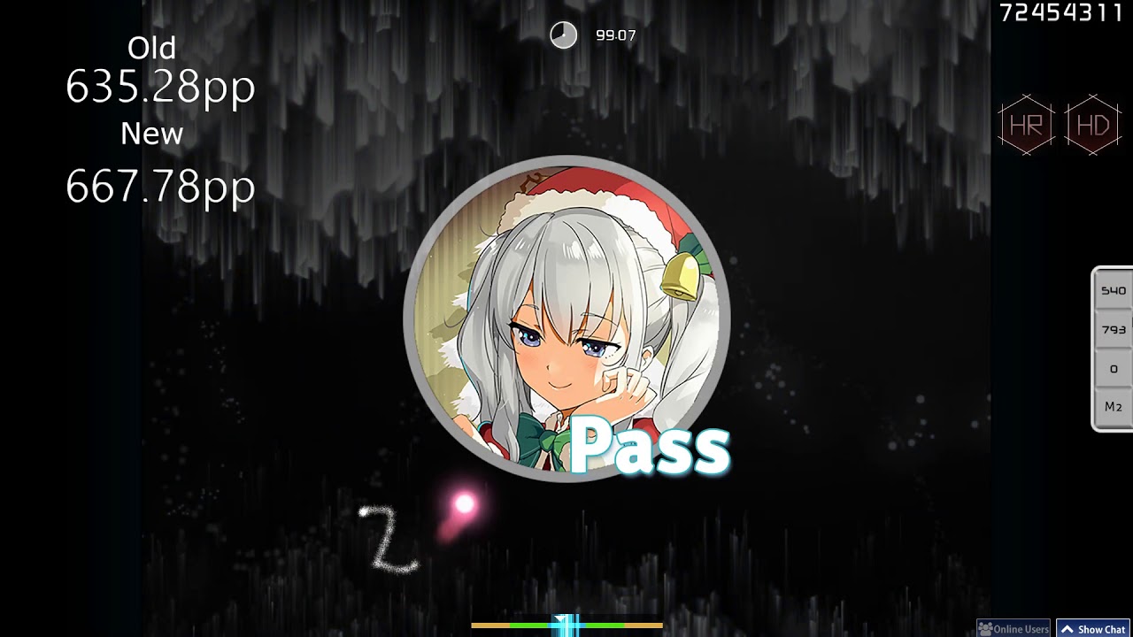Cookiezi's xi - Blue Zenith [FOUR DIMENSIONS] +HDHR | old vs new pp system