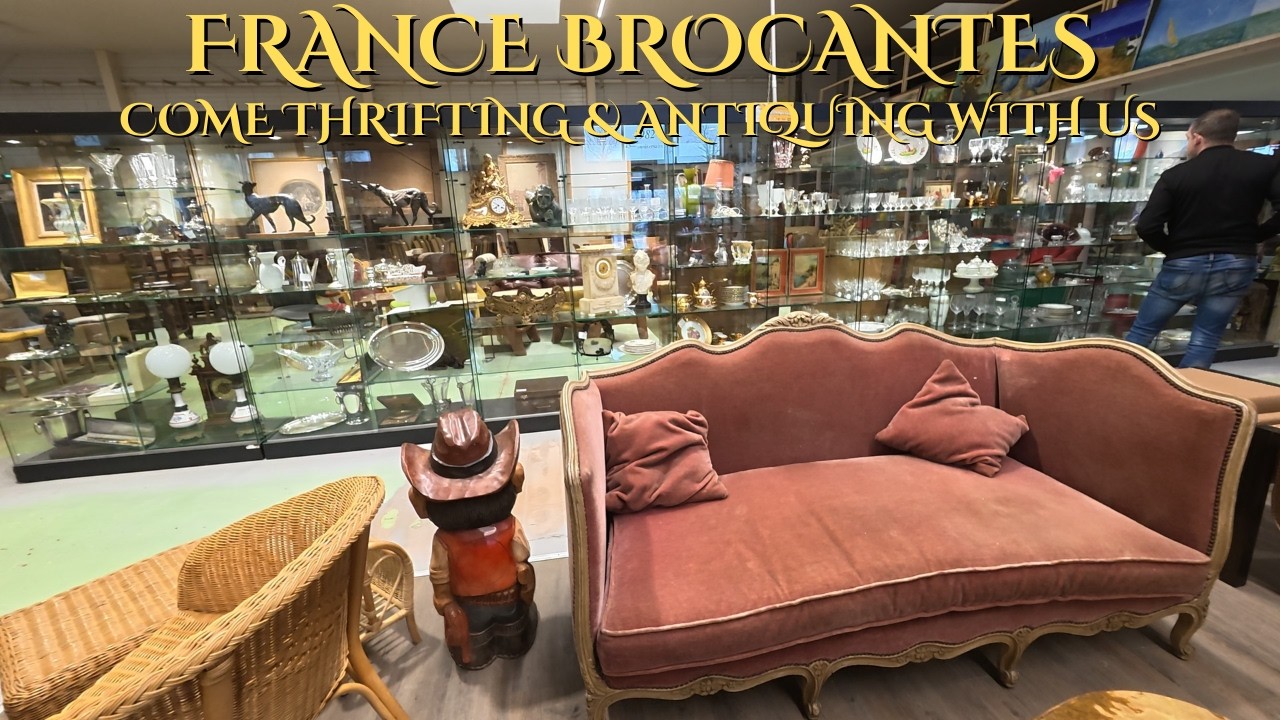 Come With us Thrifting Picking Antiques At A Depot Vente Brocante Chiner Coutances Antiquities