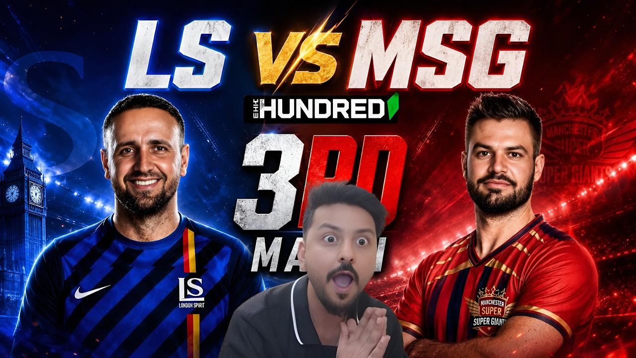 London Spirit vs Manchester Super Giants | The Hundred | Watch Party | Live Score & Raw Emotions