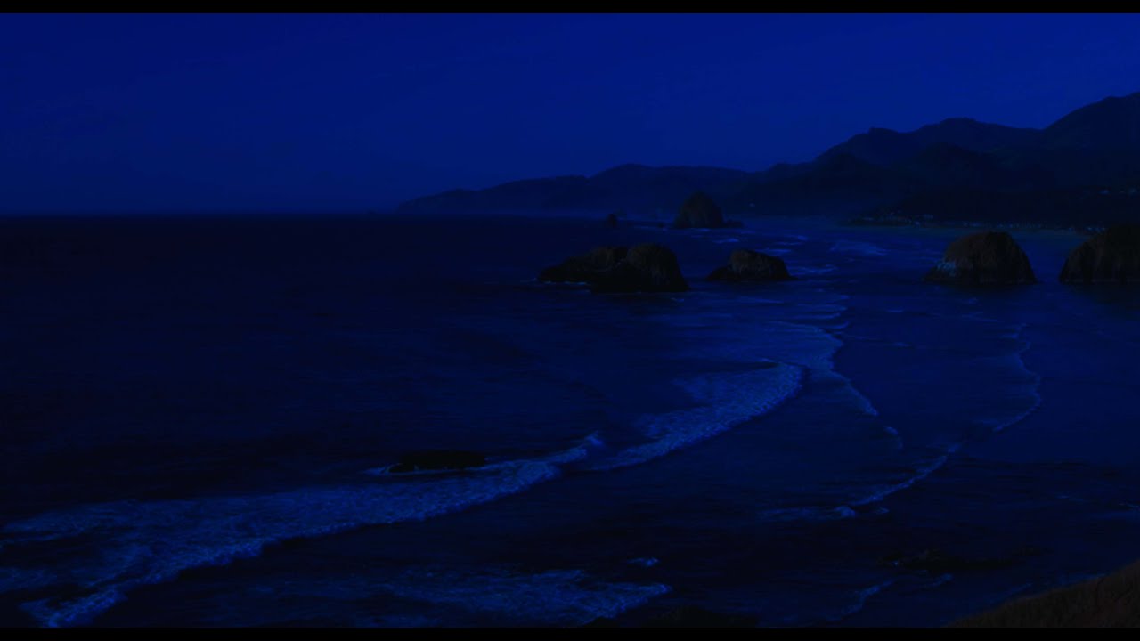 Ambient Lullaby Music with Night Ocean Waves | Sleep Music for Deep Dreams | Waves at Night