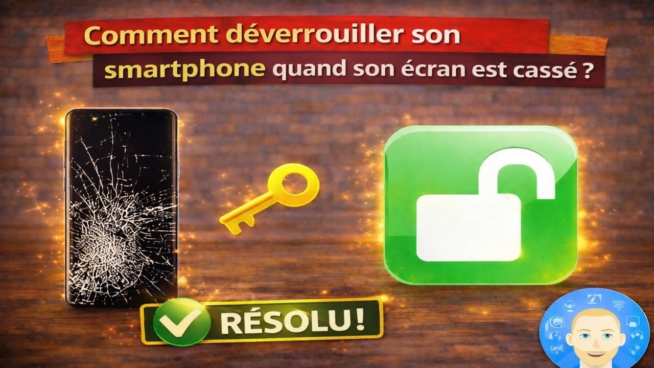 Comment déverrouiller son smartphone quand son écran est cassé ?