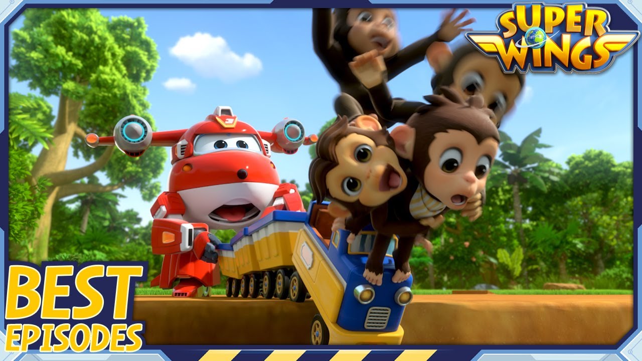 [SUPERWINGS Best] Animals Who Befriended Humans | Superwings | Super Wings | Best Compilation A28