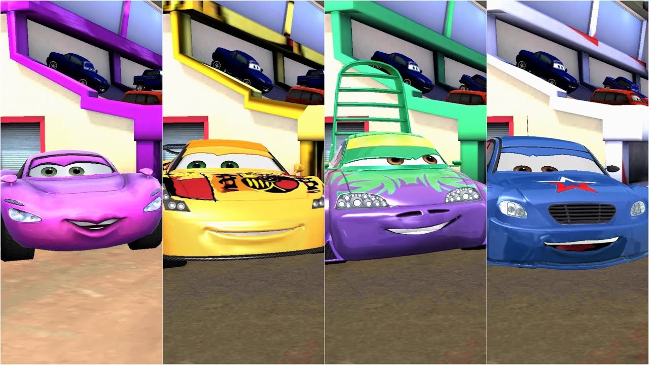 Cars: Fast as Lightning - Holley Shiftwell, Miguel Camino, Wingo, Pyotr Racinov Gameplay Compilation
