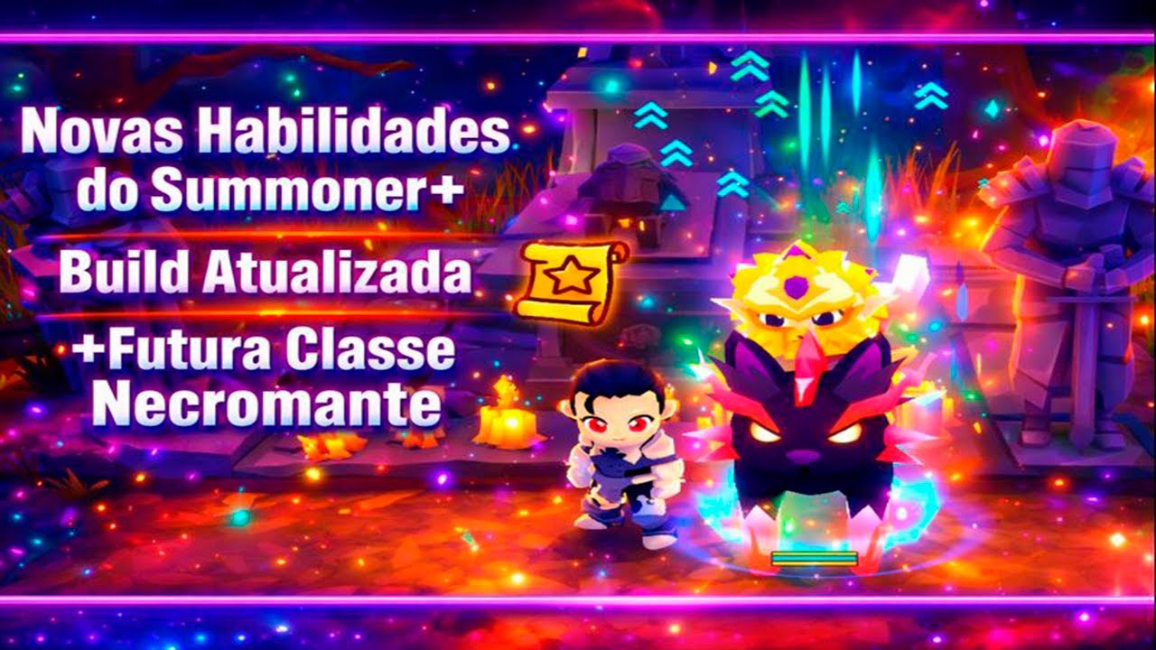 🐈 SpiritVale Build Summoner Cat Summon Thunder🙀+Novas Habildades +Classe Necromante!