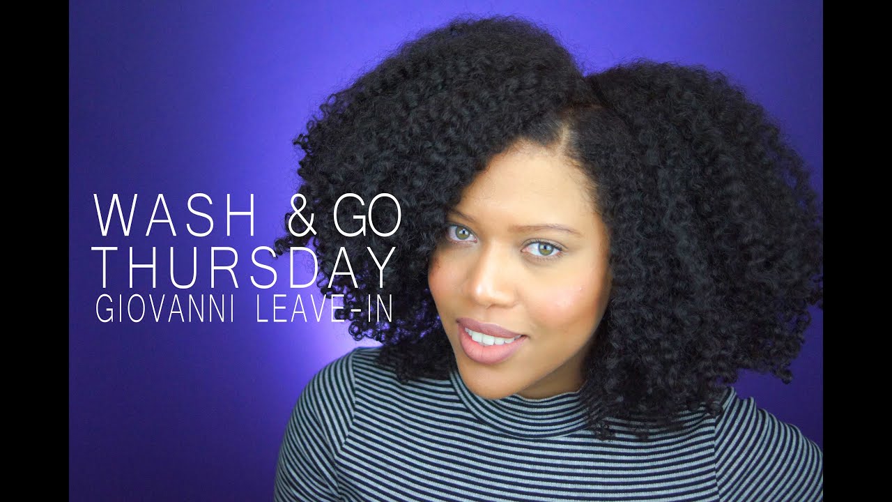 The Wash and Go Thursday Serie EP.7 | Giovanni Direct Leave-in on Natural Hair // Samantha Pollack