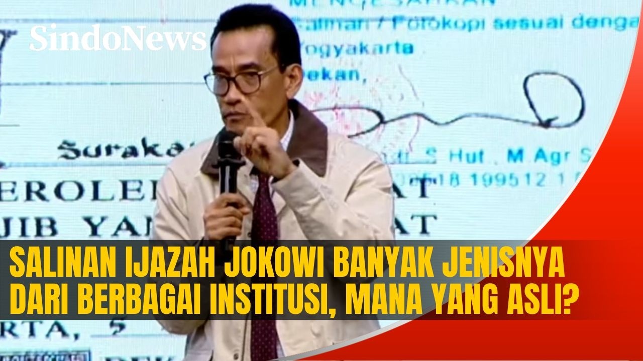 Refly Harun: Bentuk Salinan Ijazah Jokowi Banyak Jenisnya dari Berbagai Institusi, Mana yang Asli?