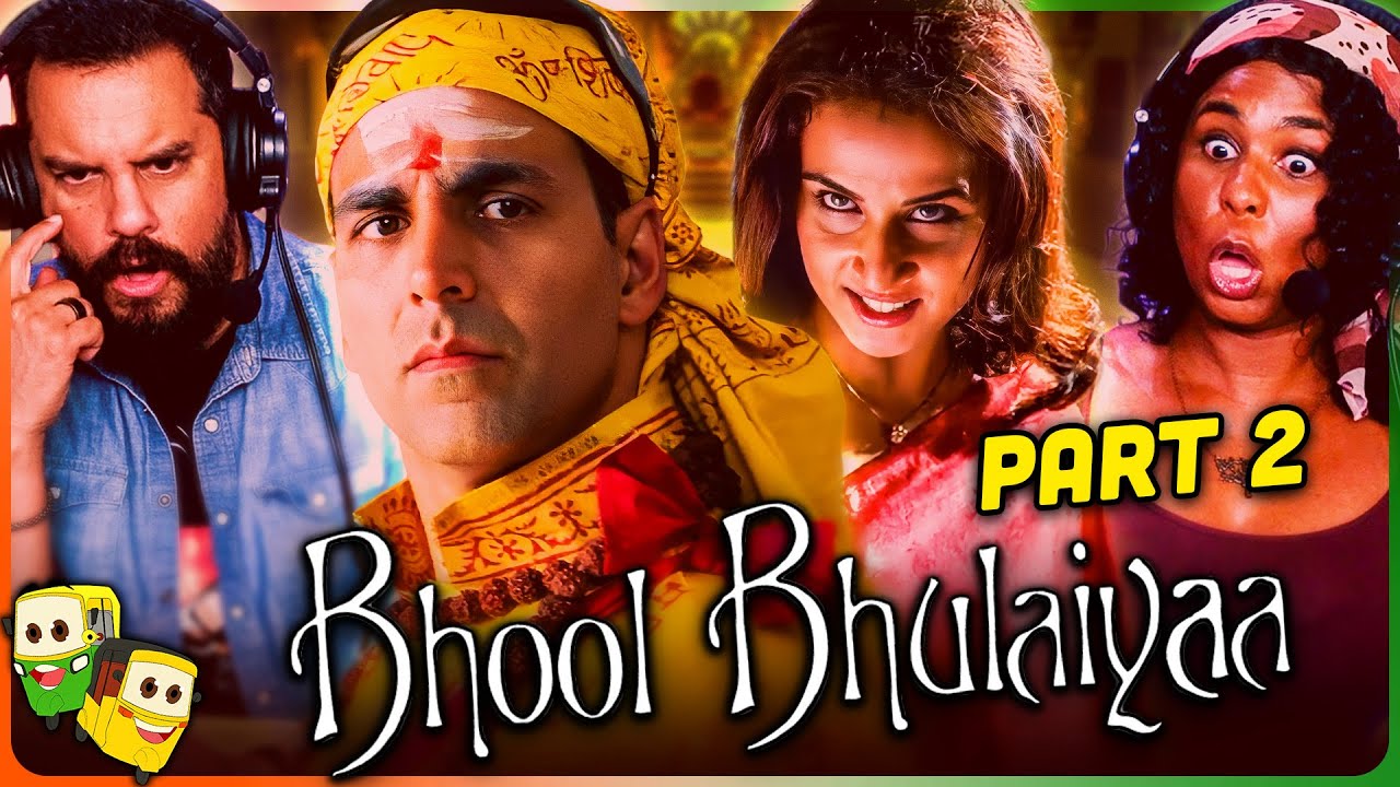 Part 2 - BHOOL BHULAIYAA Movie Reaction! | Akshay Kumar | Vidya Balan | Paresh Rawal