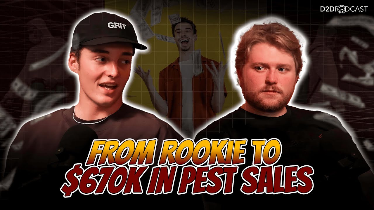 The Rookie Who Refused to Quit: $670K Pest Sales and a Top Industry Award | Door to door sales