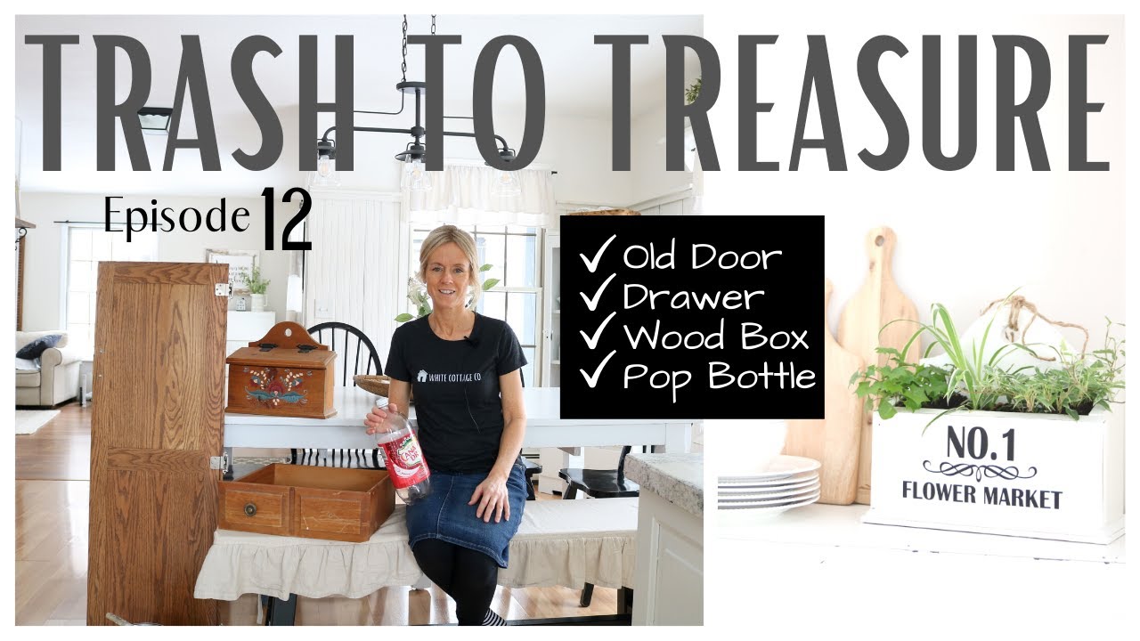 Trash to Treasure Projects ~ Trash to Treasure Episode 12 ~ DIY Decor ~ Repurposed Home Decor