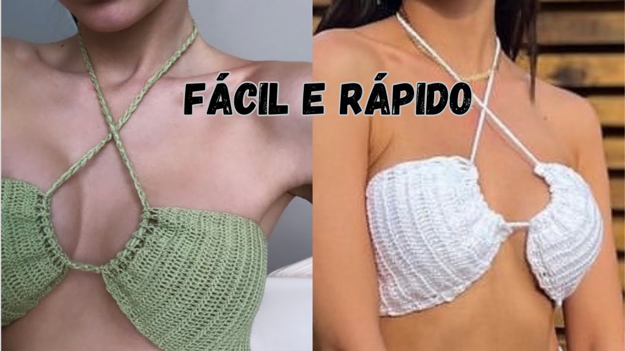 Top de crochê/ fácil e rápido/ versão destro @summercroche