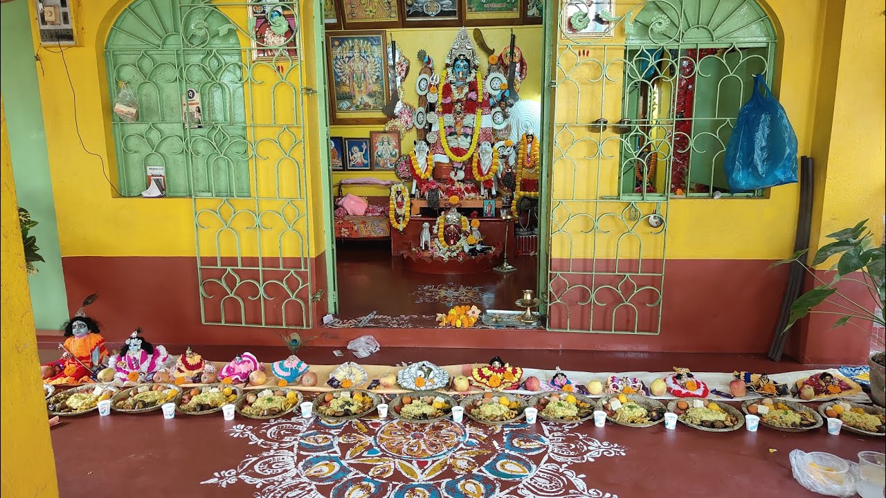 🙏🌙🌺আজ মন্দিরে হলো গোপালের বোনভোজন🥰🥰🥰