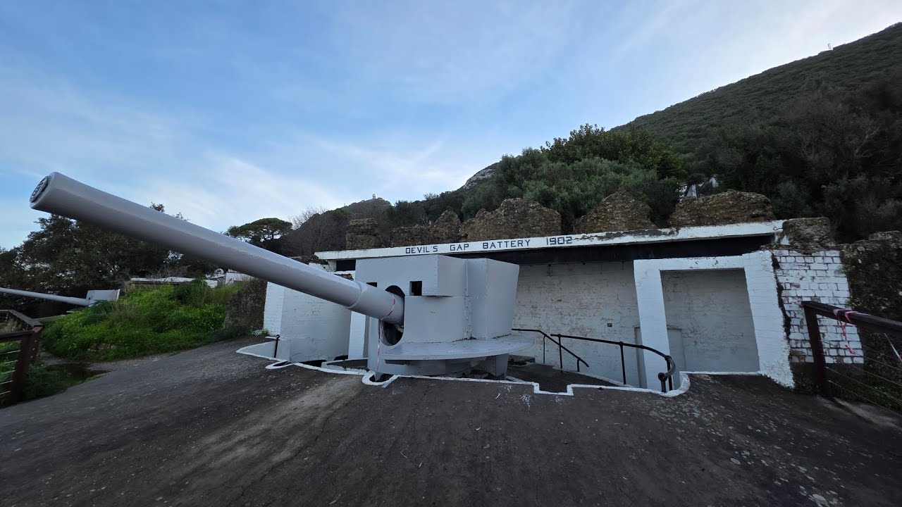 Break from yet another Storm ! 09:12 Sunday 8th February 2026 Devil's Gap Battery Gibraltar 🇬🇮 