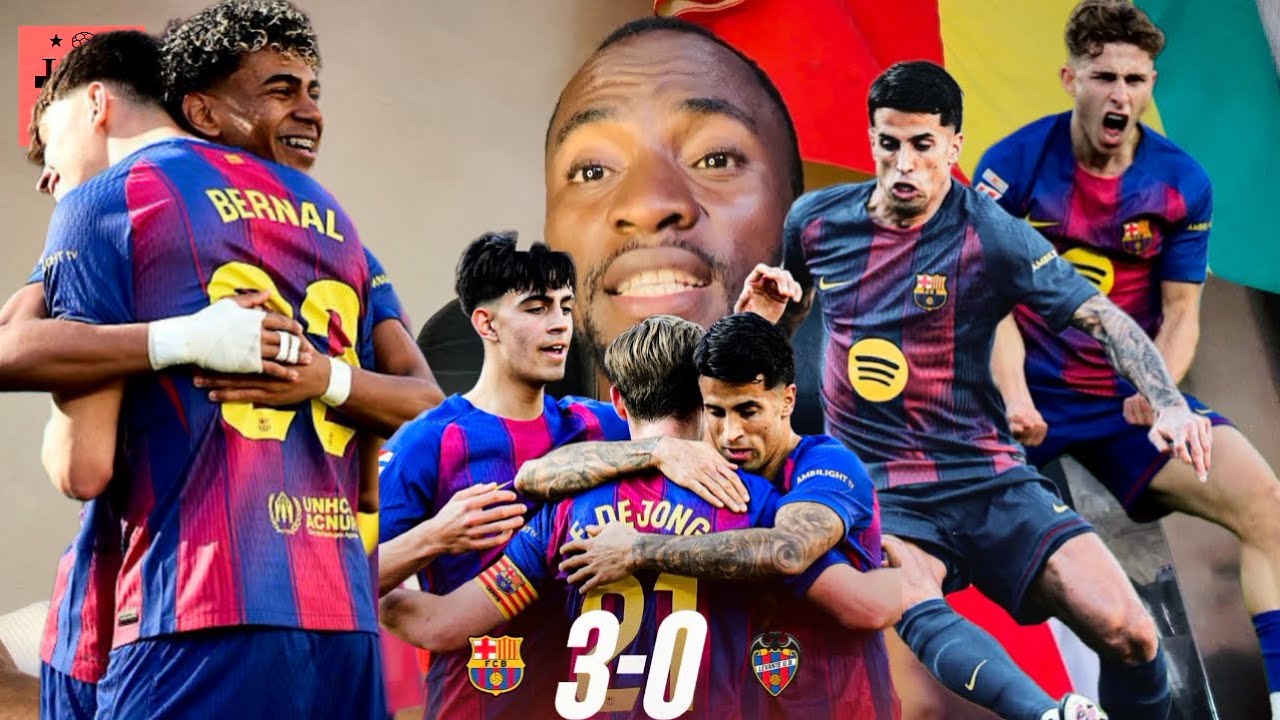 Debrief en poullard. LE FC BARCELONE RETROUVE DÉJÀ LA TÊTE D LA LIGA Victoire 3 buts à 0 vsà Levante