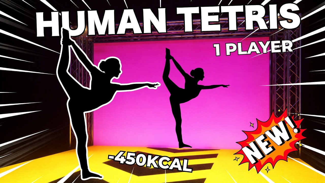 HUMAN TETRIS 1Player | Immersive Interactive Warm Up | Viral Interactive Game | FULL