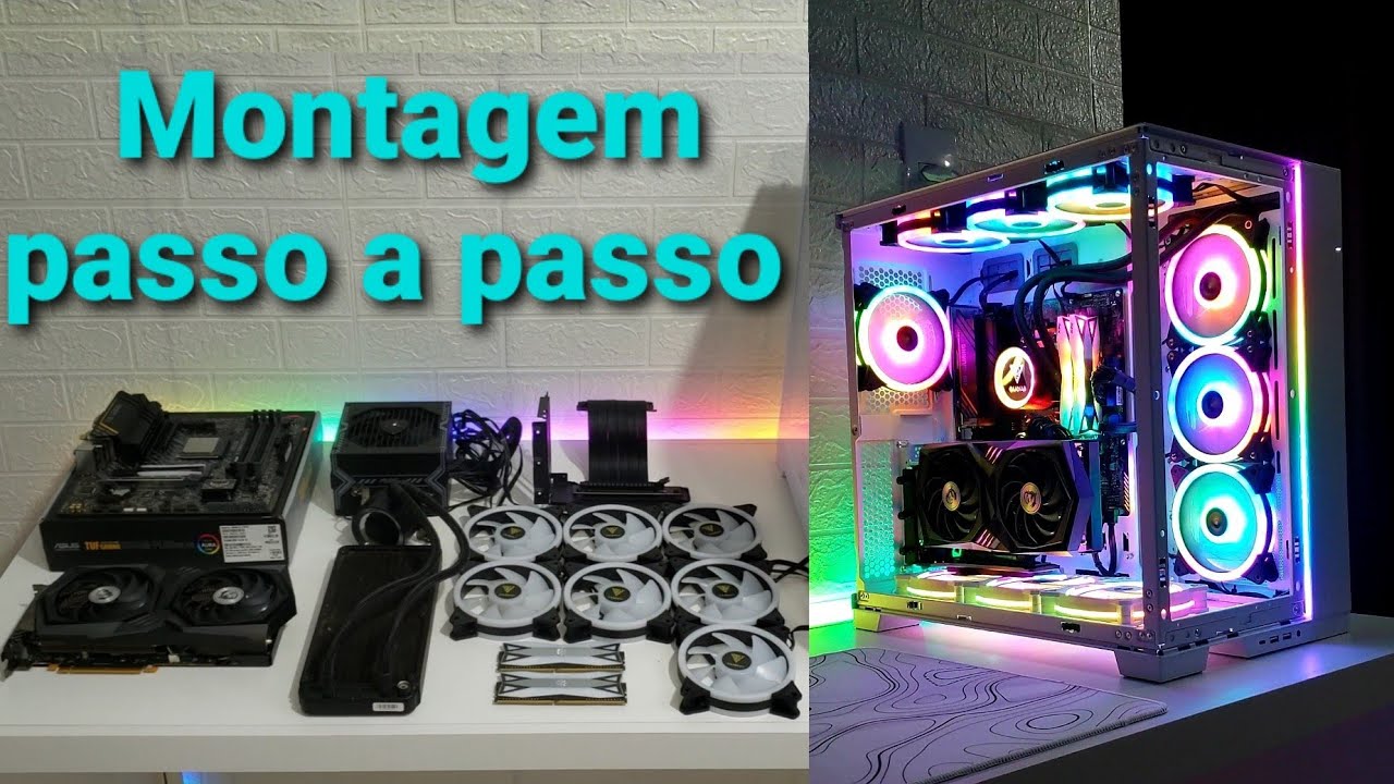 COMO MONTAR UM PC GAMER COMPLETO PASSO A PASSO ( Vídeo mais completo do youtube )