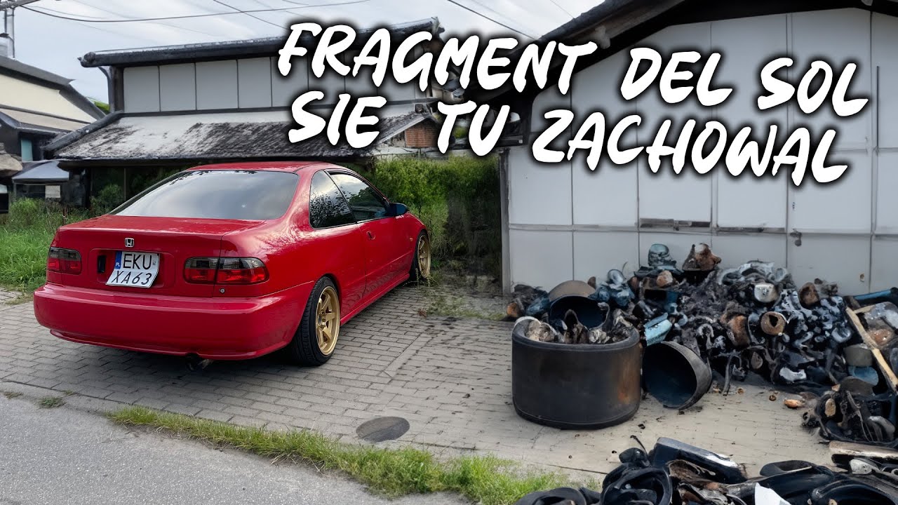 MAMY COOL PRACKE! | Znalazłem fragment niebieskiego Del Sol'a - kisluMoto vlog (4)