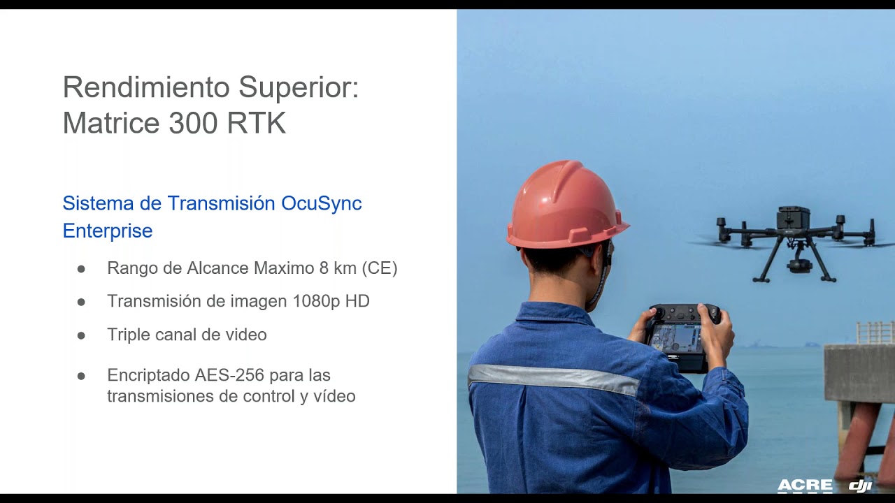 PRESENTACIÓN DJI MATRICE 300 RTK PARA EUROPA EN ESPAÑOL