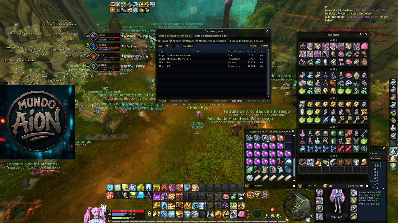 Gladi/Bard/SM PvPvE MMO Euro Aion 4.6