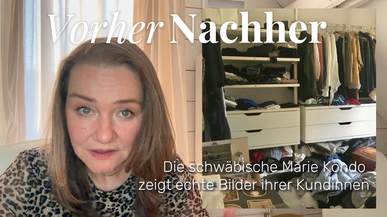 Extreme Vorher-Nachher-Aufräum-Verwandlungen #konmari #mariekondo #ordnungscoach #minimalismus