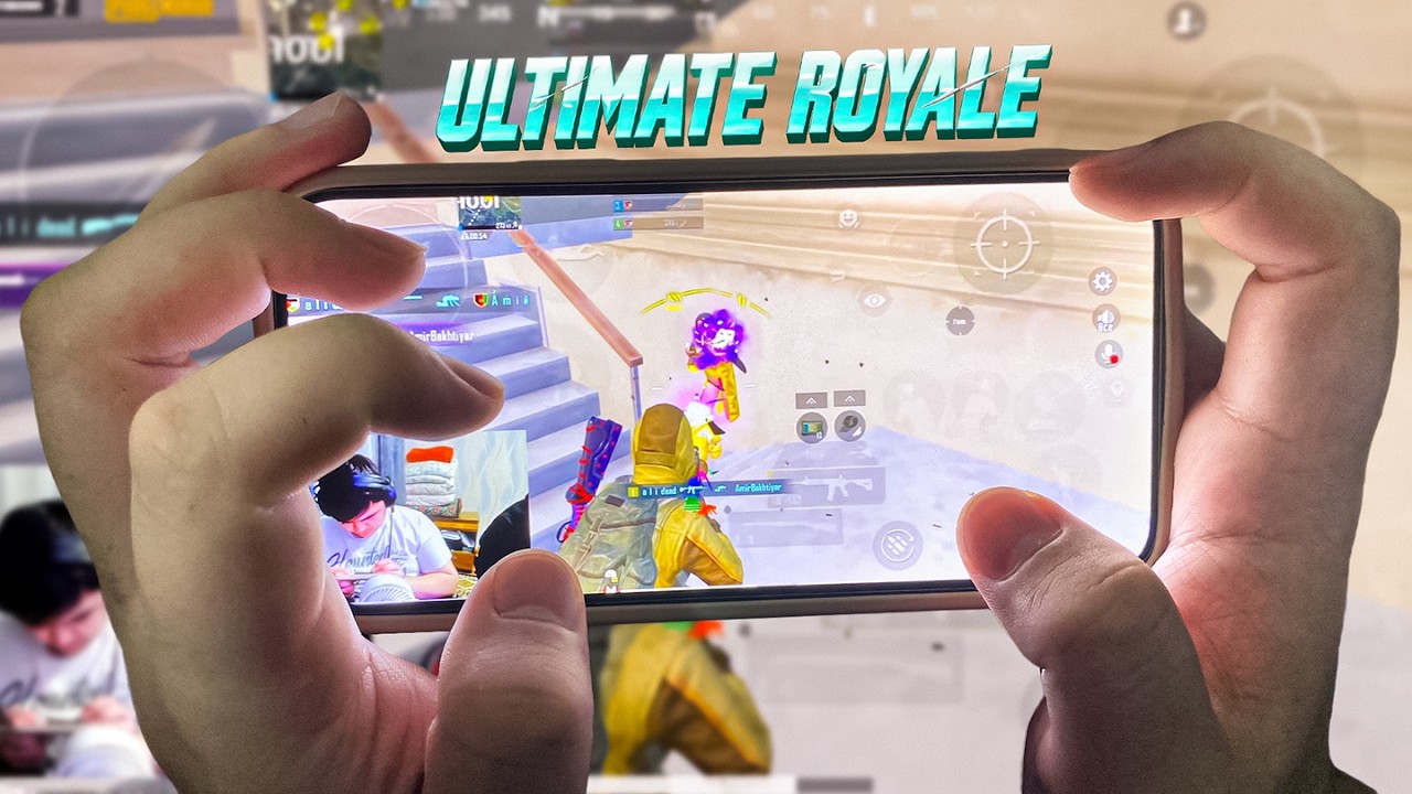1vs4 Clutches in Ultimate royale 20ms (handcam)