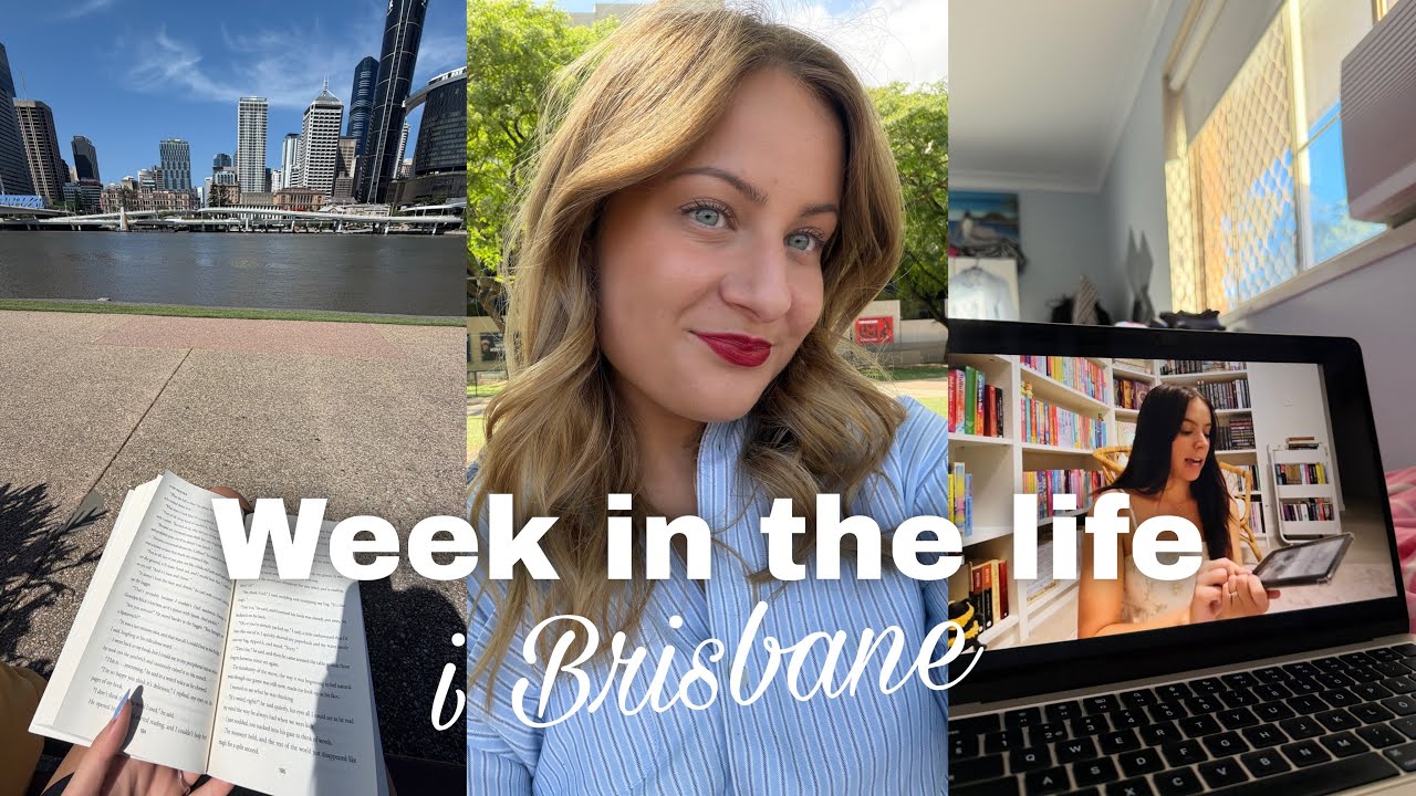 Week in the life - flytt, lång bokupdate och det allmänna livet i Brisbane 😌🌧️📚