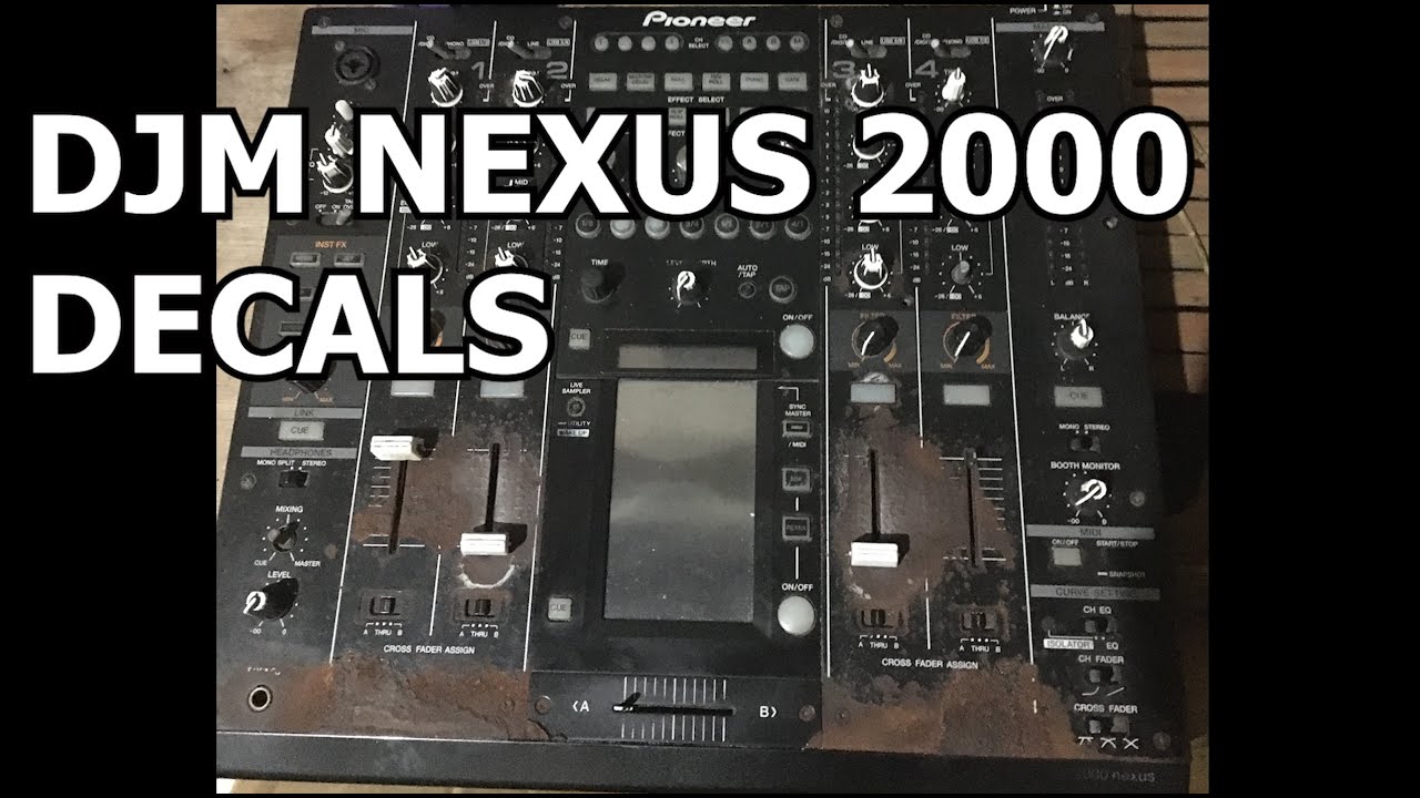 DJM 2000 NEXUS DECALS