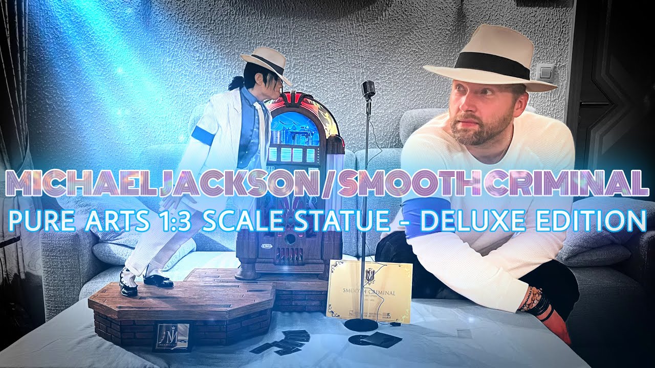 PureArts MICHAEL JACKSON - SMOOTH CRIMINAL / MOONWALKER 1:3 STATUE - Unboxing & Review