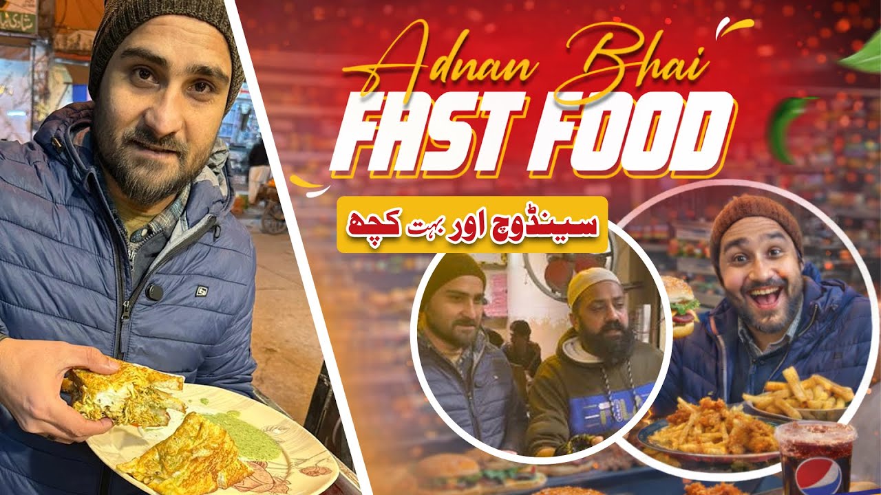 Rs.200 Ka Zabardast Egg Sandwich 😱 | Adnan Bhai Fast Food Rawalpindi 