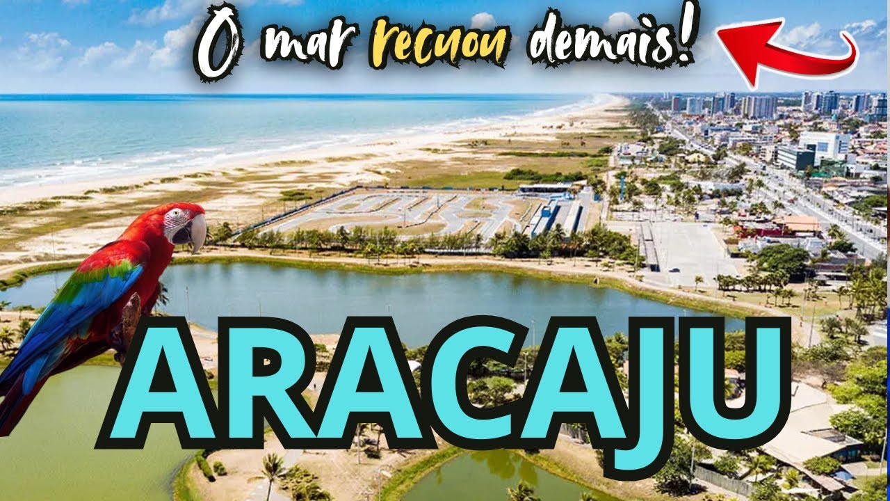 A praia de Aracaju RECUOU DEMAIS!! 🔥😱#aracaju #praiasdonordeste #Aracaju #praiadeatalaia