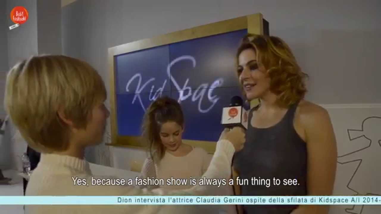 Pitti Bimbo 78 FW 2014 - Interview with Claudia Gerini at KIDSPACE - BabY FasHioN.iT