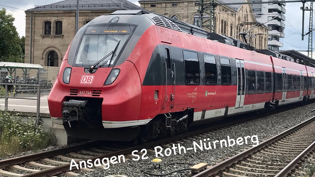 [S-Bahn Nürnberg] Ansagen S2 Roth-Nürnberg Hbf (mit Fahrtausfall)