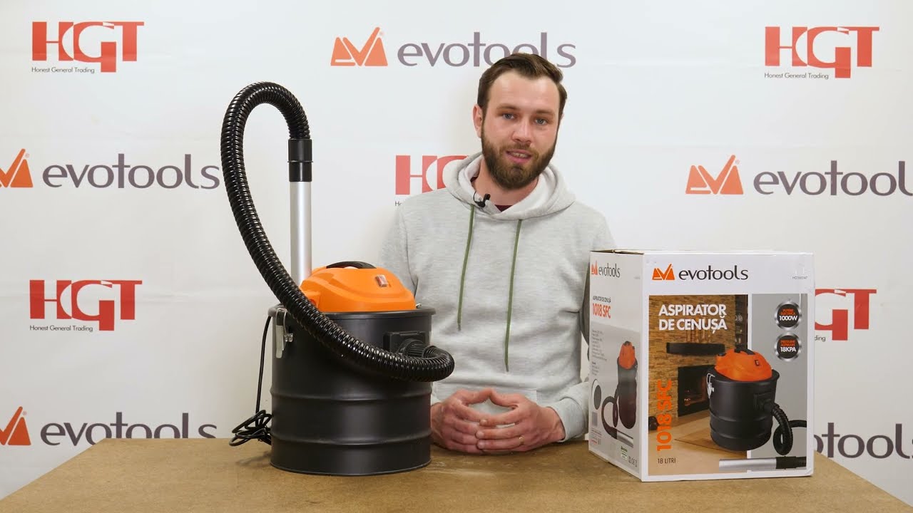 Aspirator Cenusa Evotools 1018 SFC 1000W 18 litri