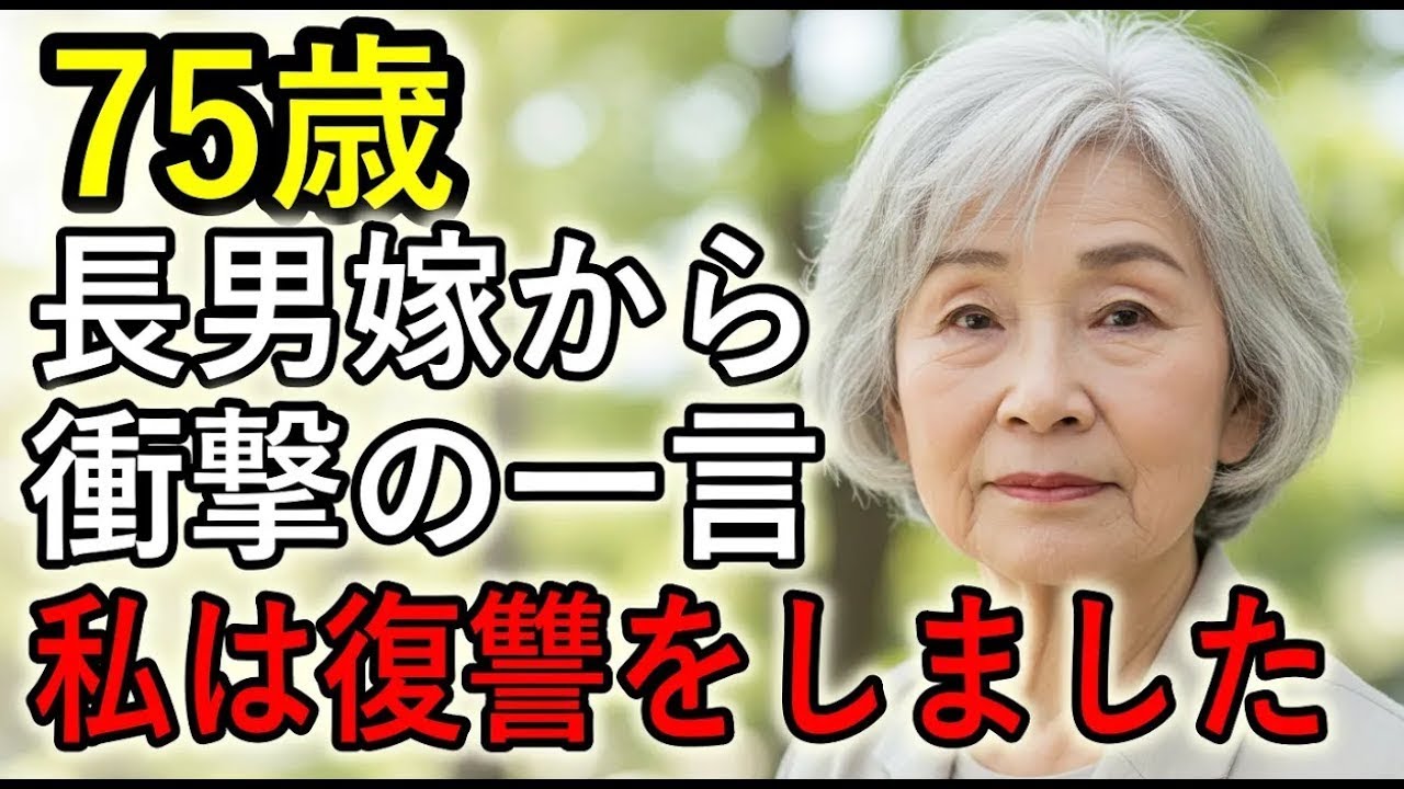 75歳女性の決断。思わず耳にした長男嫁の衝撃の一言に愕然としました。激怒した私は一人である復讐を計画しました