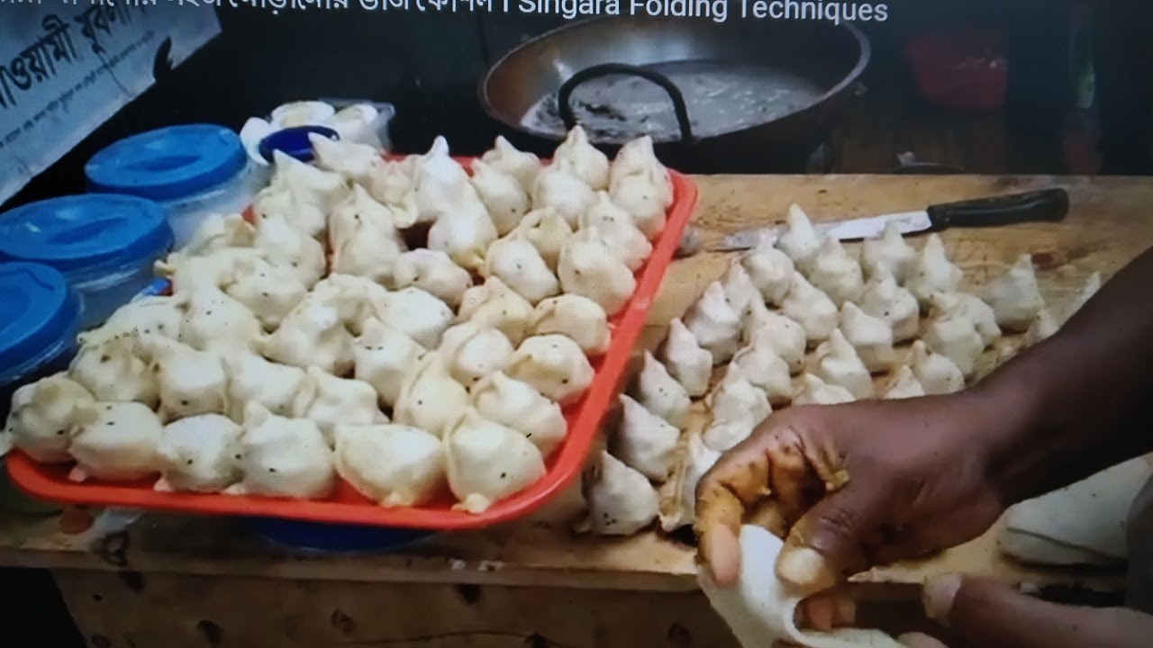 সিঙ্গারা বানানোর সহজ মোড়ানোর ভাঁজ  কৌশল I Singara Folding Techniques