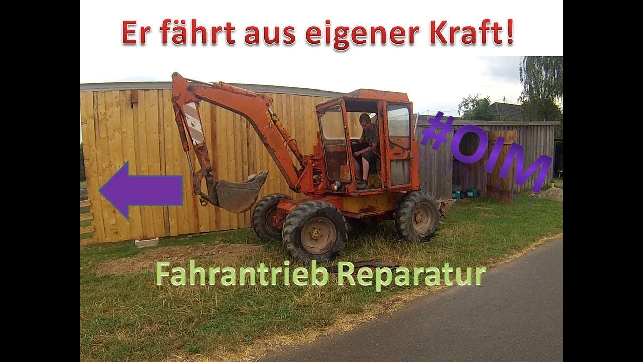 #35 Bagger: Fahrantrieb Reparatur | Er FÄHRT wieder | Schaeff HML 15 | #OIM
