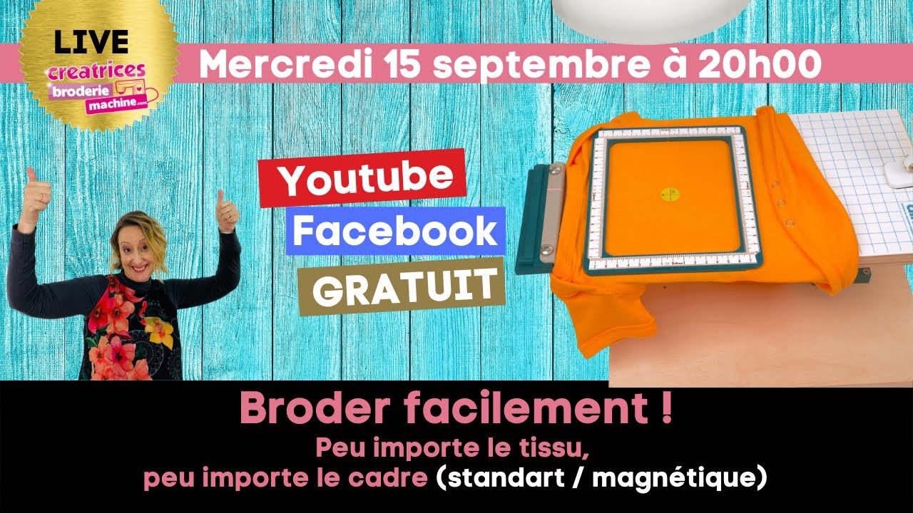 Broder facilement T-shirt, sac, tout ce qui ne rentre pas dans le cadre !