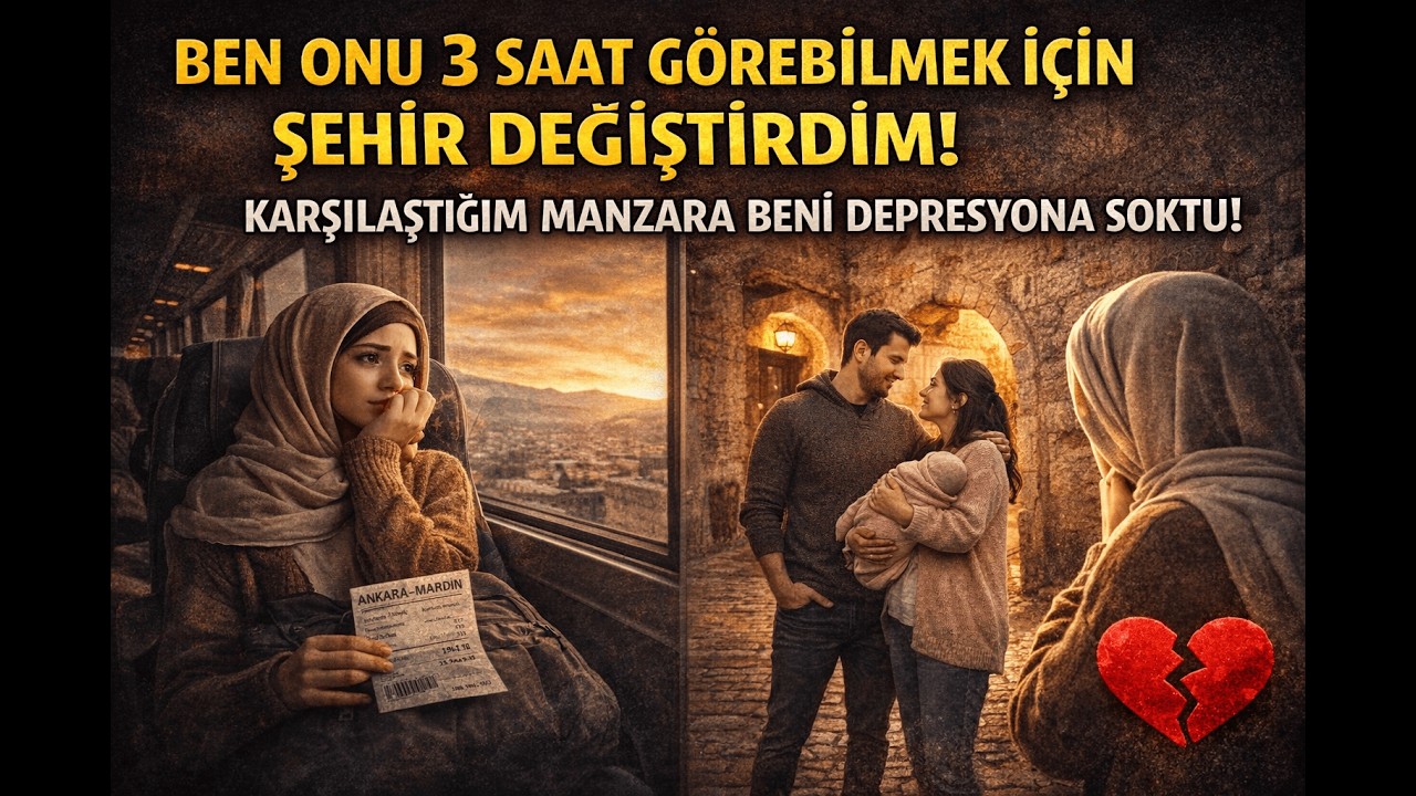 BEN ONU 3 SAAT GÖREBİLMEK İÇİN ŞEHİR DEĞİŞTİRDİM! KARŞILAŞTIĞIM MANZARA BENİ KÖTÜ YOLA SÜRÜKLEDİ!