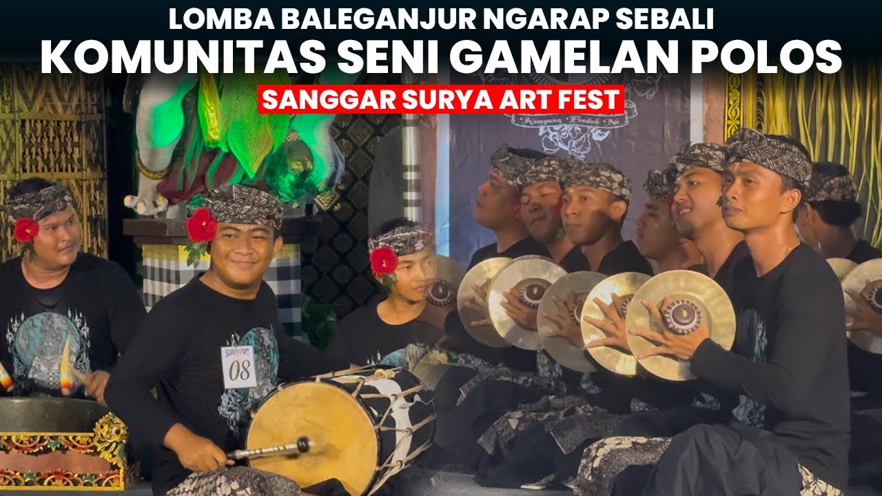 Komunitas Seni Gamelan Polos, Lomba Baleganjur Ngarap Sebali | Sanggar Surya Art Fest Vol 1
