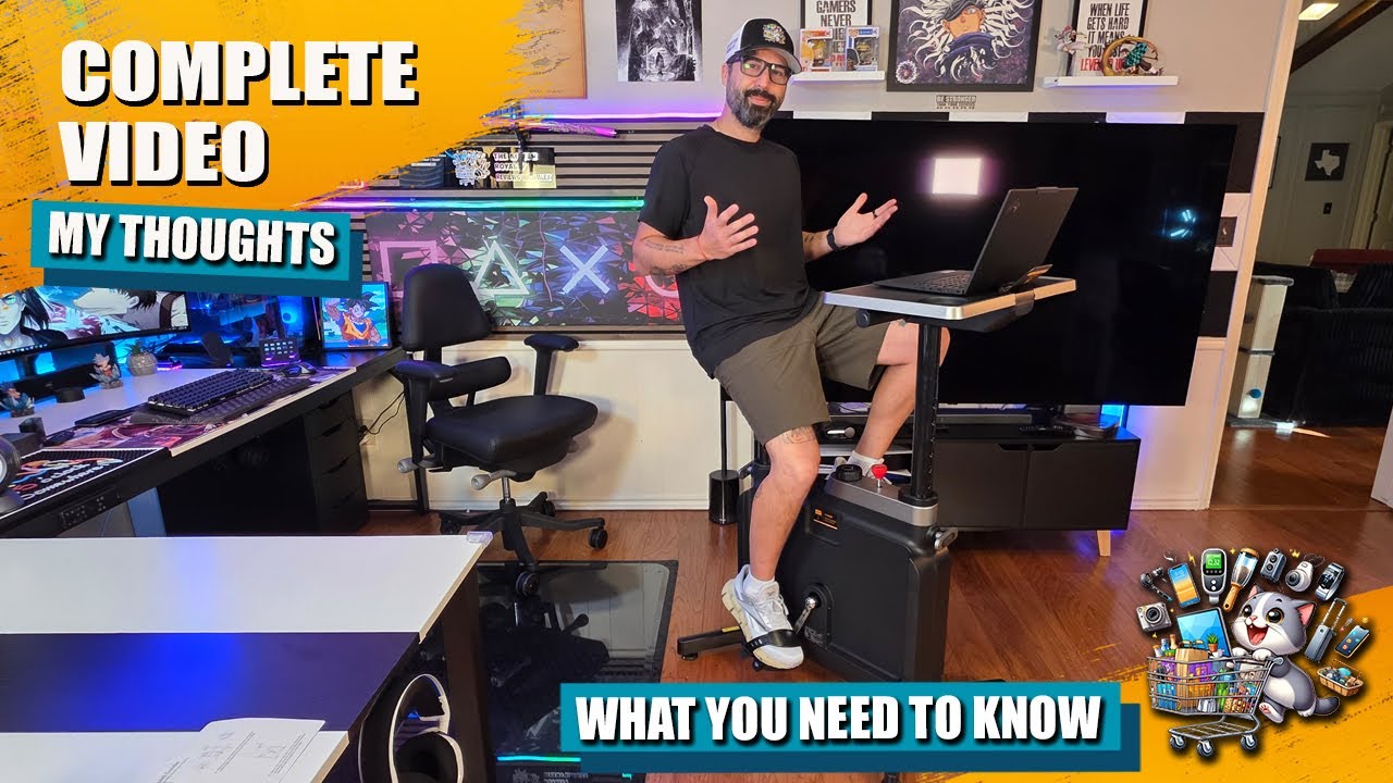 Kingsmith W1B Desk Bike Review – Foldable Work + Office Workout