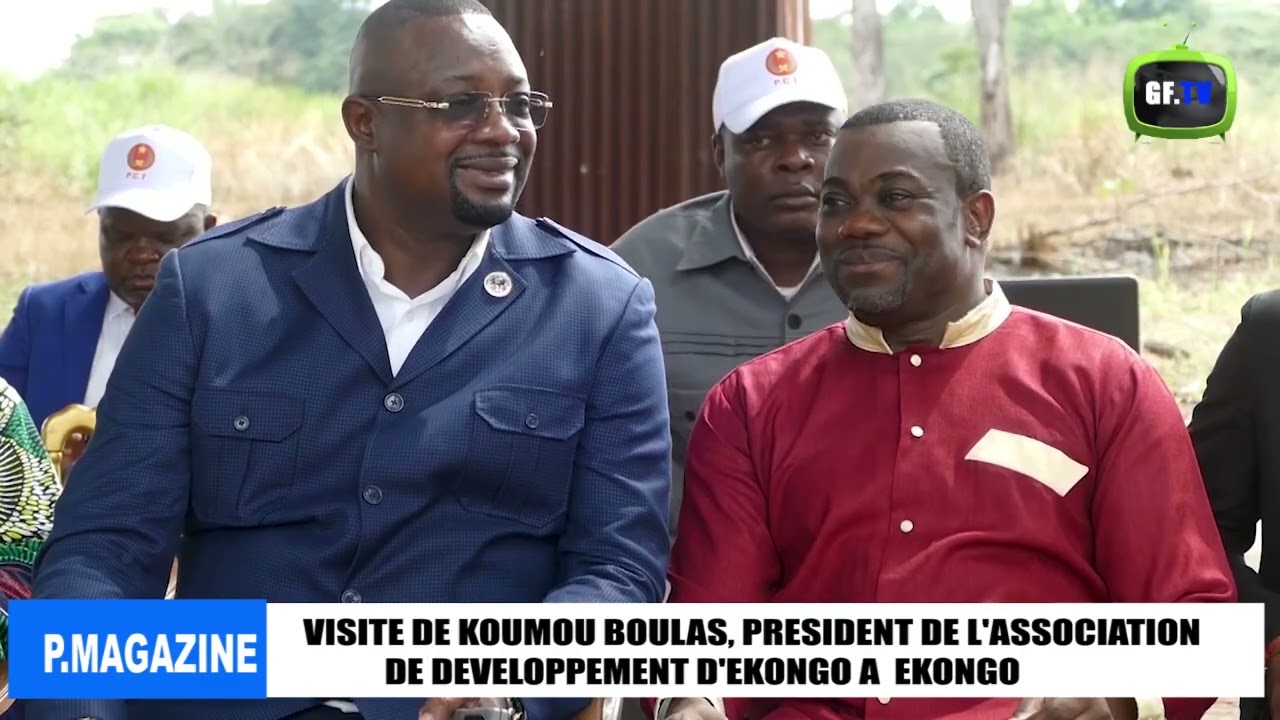 Viste de Koumou Boulas, président de l'association de développement d'Ekongo a Ekongo.