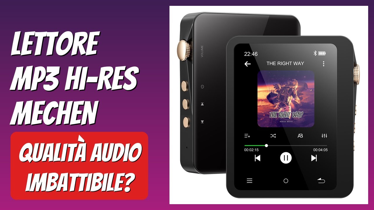 RECENSIONE (2025) : Lettore MP3 Hi-Res MECHEN. DETTAGLI ESSENZIALI