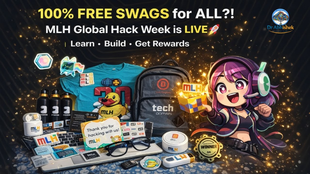 😱 100% БЕСПЛАТНЫЕ ПОДАРКИ ДЛЯ ВСЕХ?! MLH Global Hack Week УЖЕ НАЧАЛАСЬ 🚀 | Учитесь • Создавайте •...