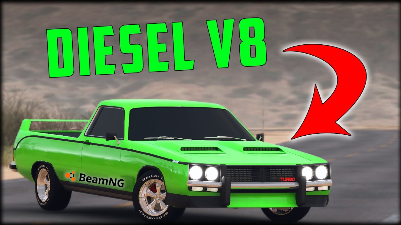 Строим дизельный маслкар?! Автоматизация — BeamNG