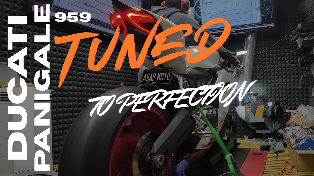 Настройка на динамометрическом стенде преобразила Ducati 959 Panigale.